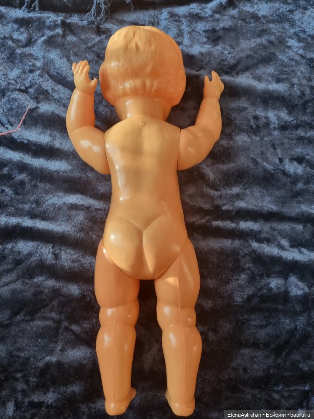 Кукла антикварная Целлулоид Котовск Клеймо черепашка Целлулоидная кукла 52 см (фото 7)