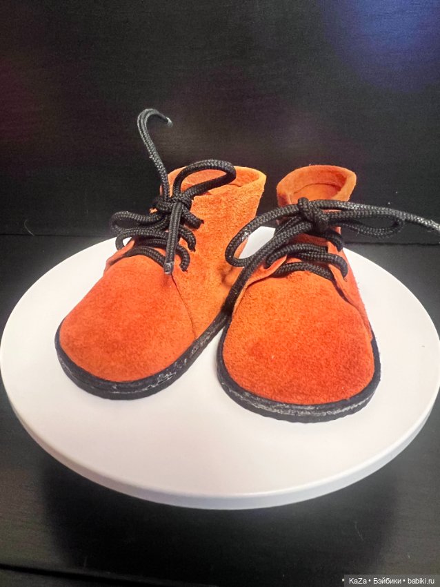 Замшевые ботиночки для кукол Gotz 50 см, Zwergnase (фото 2)