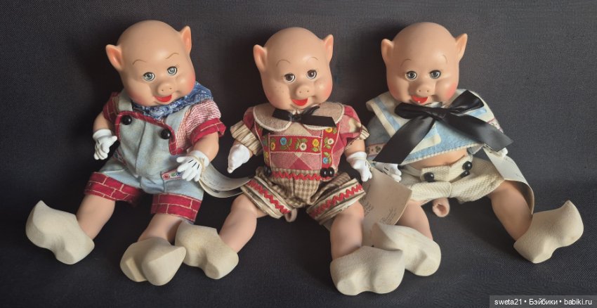 Поросенок Нуф-Нуф. Ниф-Ниф, Наф-Наф, Madame Alexander (продажа лотом) (фото 5)