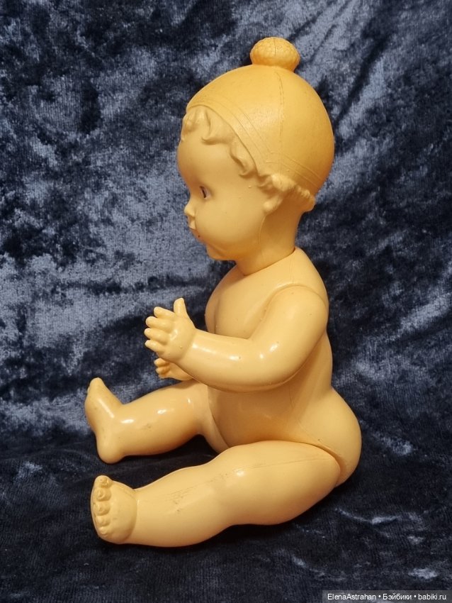 Кукла антикварная Целлулоид Пупс в шапочке ОХК Целлулоидная кукла (фото 2)