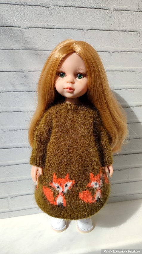 Платье Лисы для кукол Паола Рейна Paola Reina (фото 5)