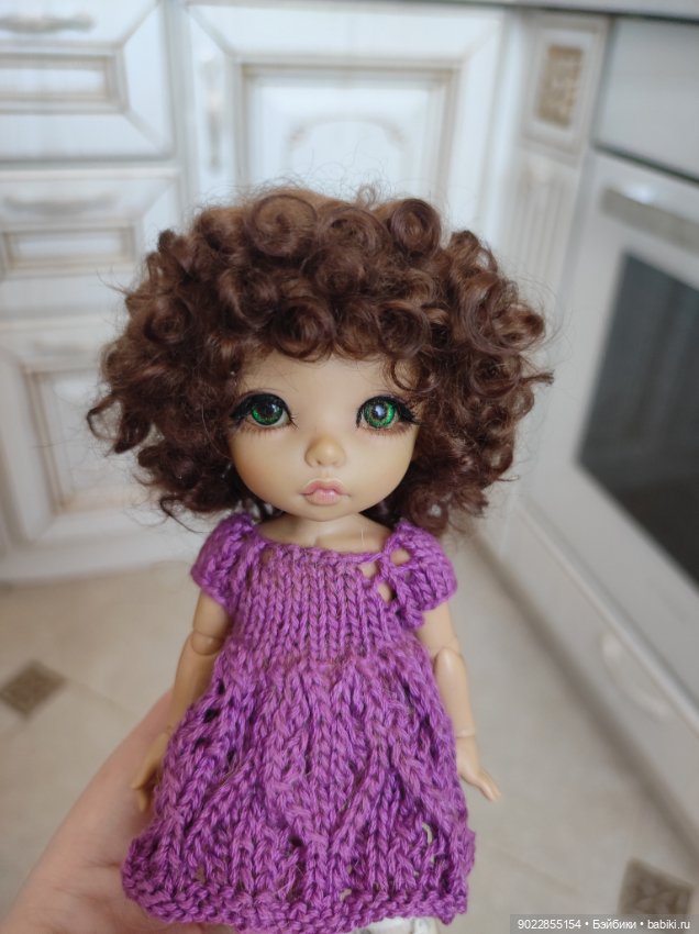 Продам очень красивый паричок из локонов козочки размер 5-6 (фото 7)