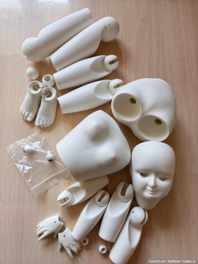 Фарфоровая заготовка для шарнирной куклы