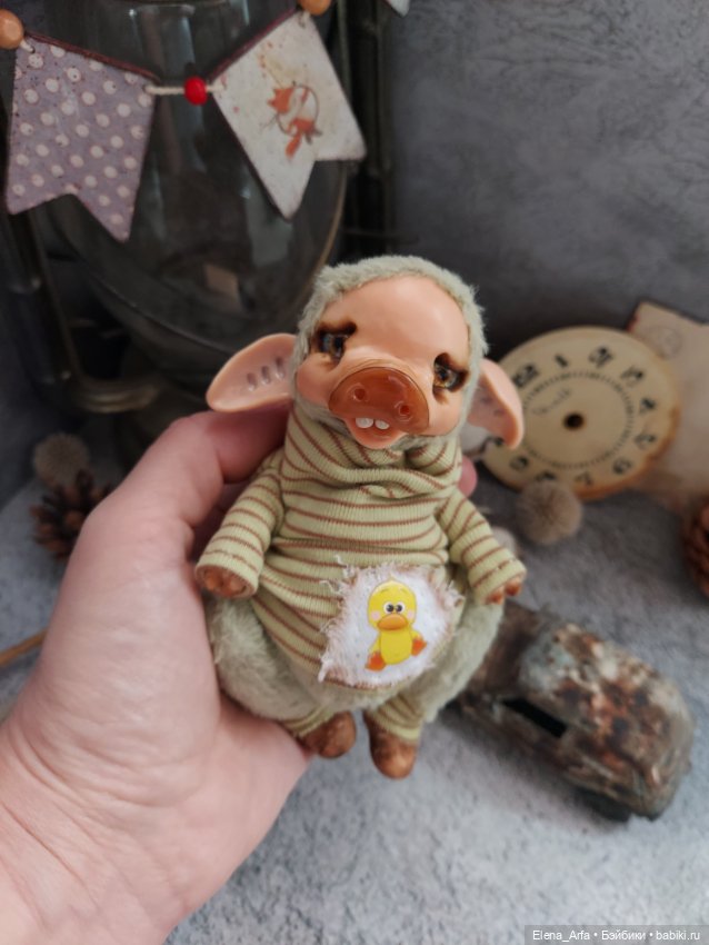 Свинка — Авторские игрушки (фото 4)