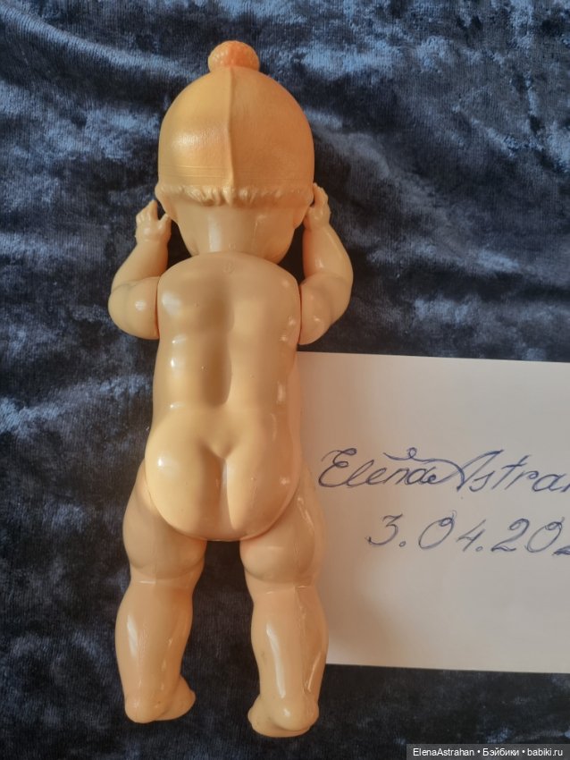 Кукла антикварная Целлулоид Пупс в шапочке ОХК Целлулоидная кукла (фото 6)