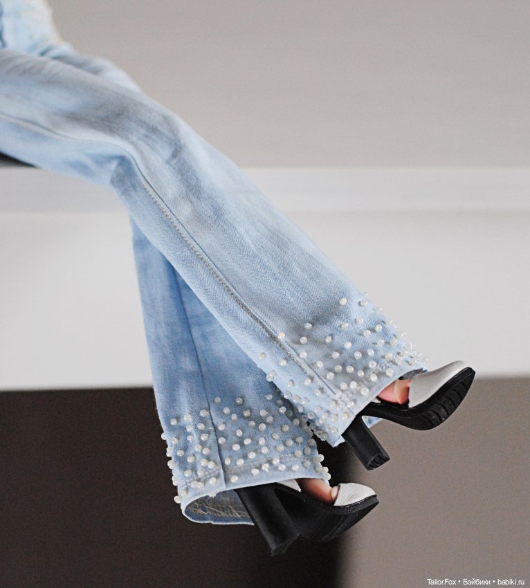 Шикарный комплект для Химеры: корсет и джинсы с бисером (фото 10)
