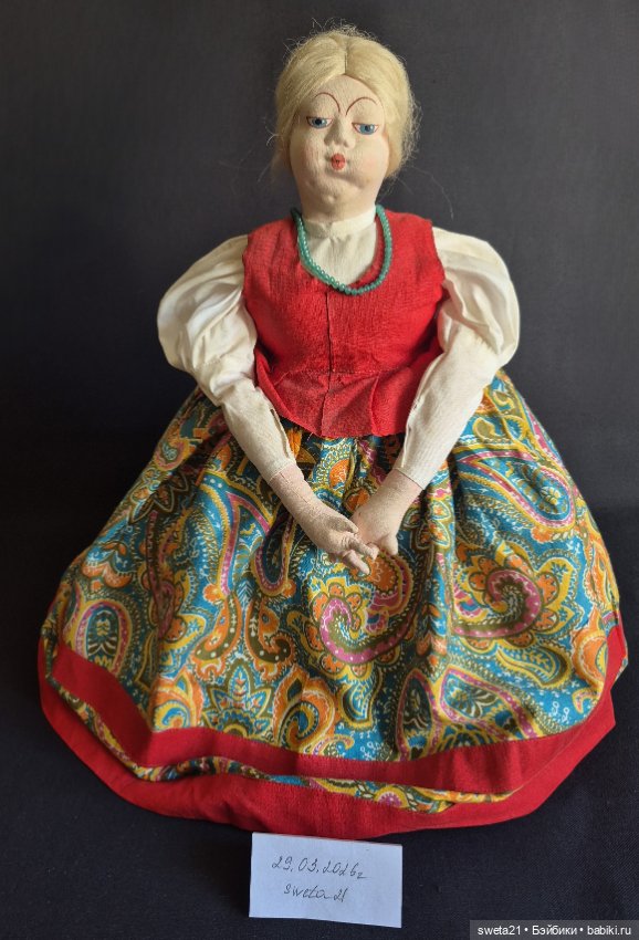 Кукла-грелка на чайник СССР (фото 3)