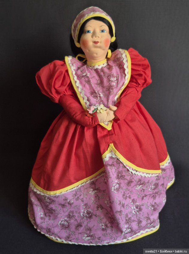 Кукла-грелка на чайник СССР