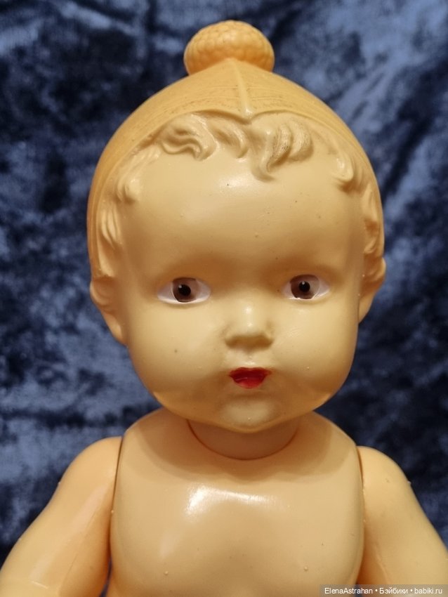 Кукла антикварная Целлулоид Пупс в шапочке ОХК Целлулоидная кукла (фото 3)