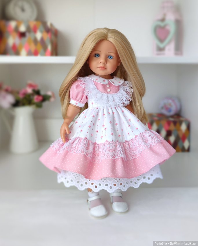 Платье для кукол Готц 36 см
