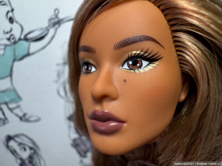 Голова Барби Нишель из конструктора №1 (2) (фото 5)