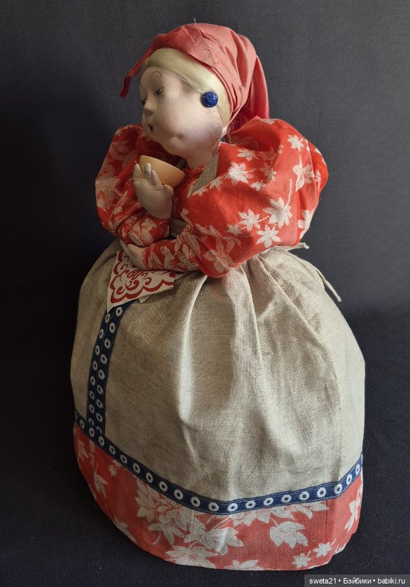 Кукла-грелка на чайник СССР (фото 8)