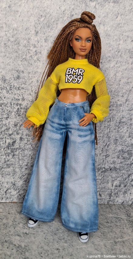 Джинсы на барби пышку — Одежда для кукол