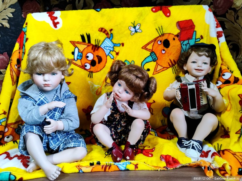 Мальчик с гармошкой 30см сидя Фарфор, (фото 6)