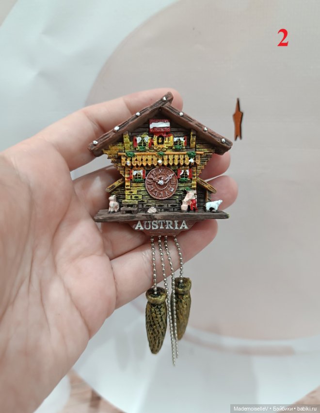 Часы-кукушка — Миниатюра для кукол (фото 6)