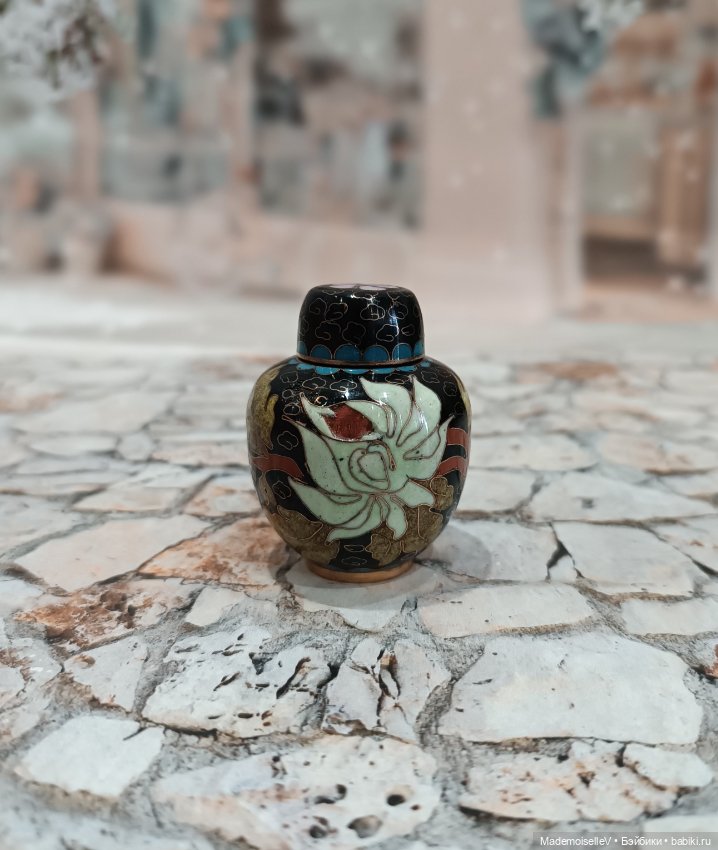 Чайница Клуазоне № 2 — Миниатюра для кукол