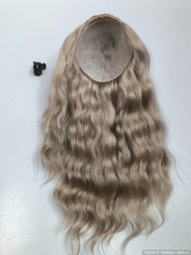 Парик для куклы Minifee и других кукол с обхватом головы 17,5-18см (фото 6)