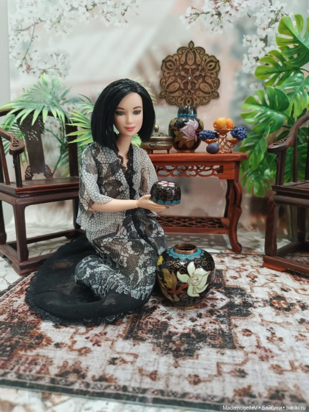 Чайница Клуазоне № 2 — Миниатюра для кукол (фото 9)