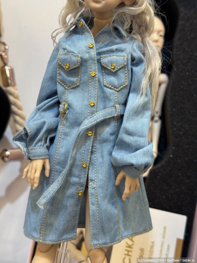 Джинсовое платье для формата 1/4,1/6 (фото 5)