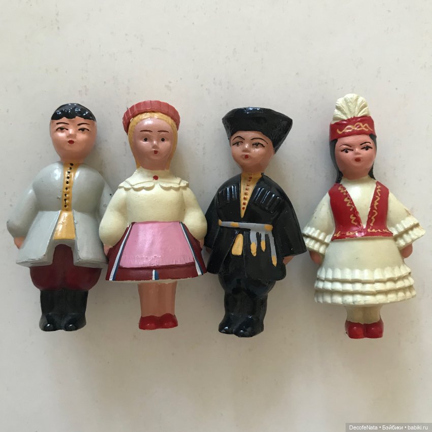 Фигурки Дружба народов — Винтажные куклы и игрушки детства