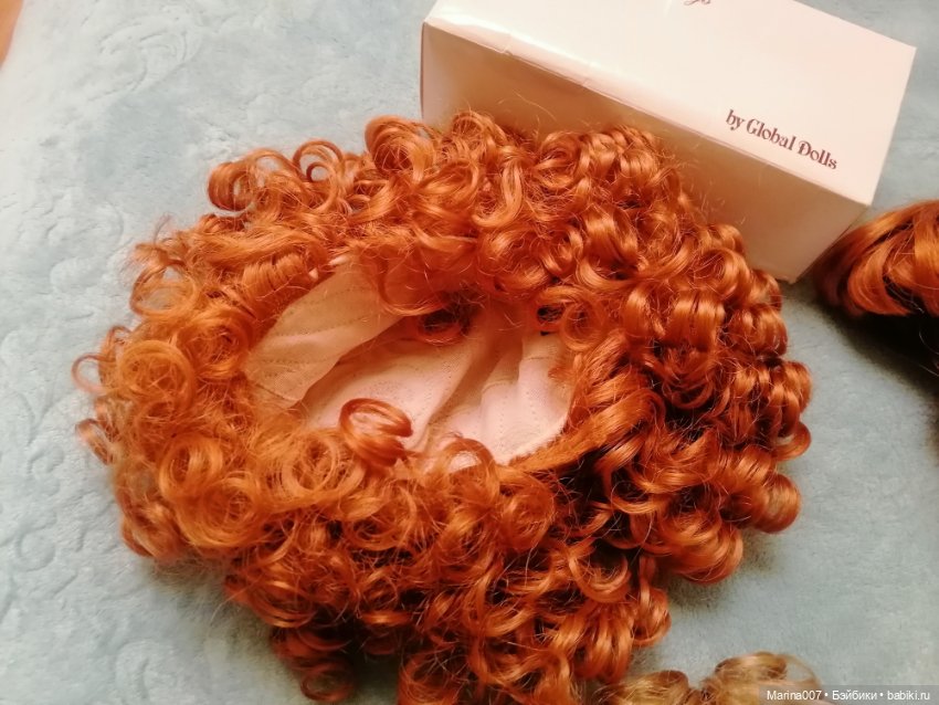 Лот винтажных паричков для больших кукол. Размер 16-15 (фото 10)