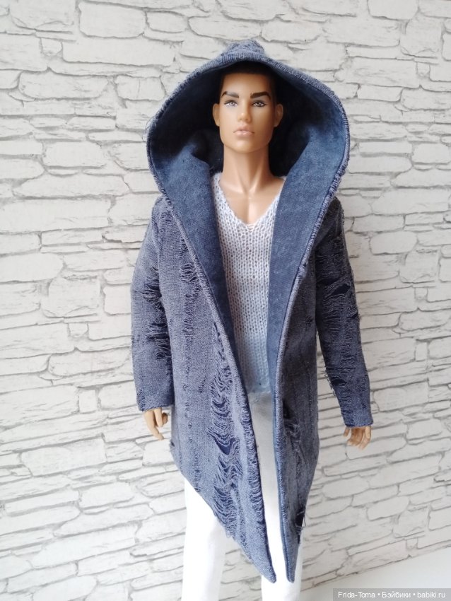 Одежда на Адониса мантия лакшери рвань гранж рванина мужчина ИТ (фото 8)
