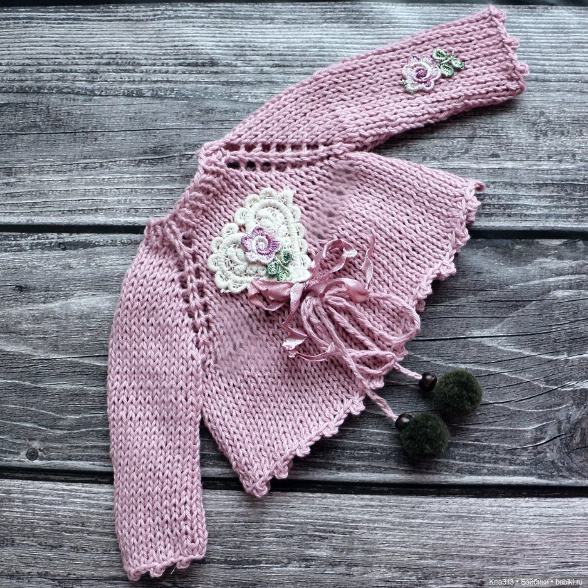 Кофточка для кукол ростом 35-37 см (фото 4)