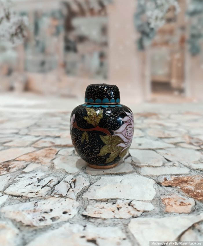 Чайница Клуазоне № 1 — Миниатюра для кукол (фото 2)