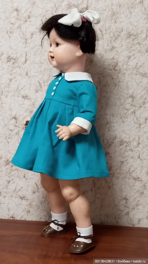 Платье с фартуком — Одежда для кукол (фото 6)