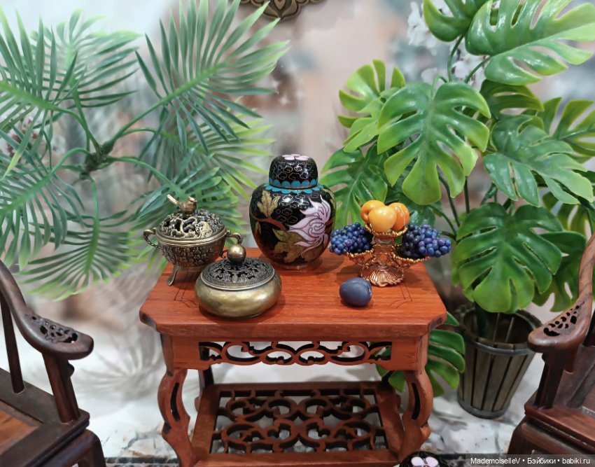 Чайница Клуазоне № 1 — Миниатюра для кукол (фото 3)