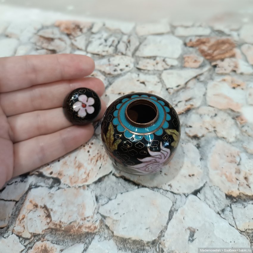 Чайница Клуазоне № 1 — Миниатюра для кукол (фото 7)