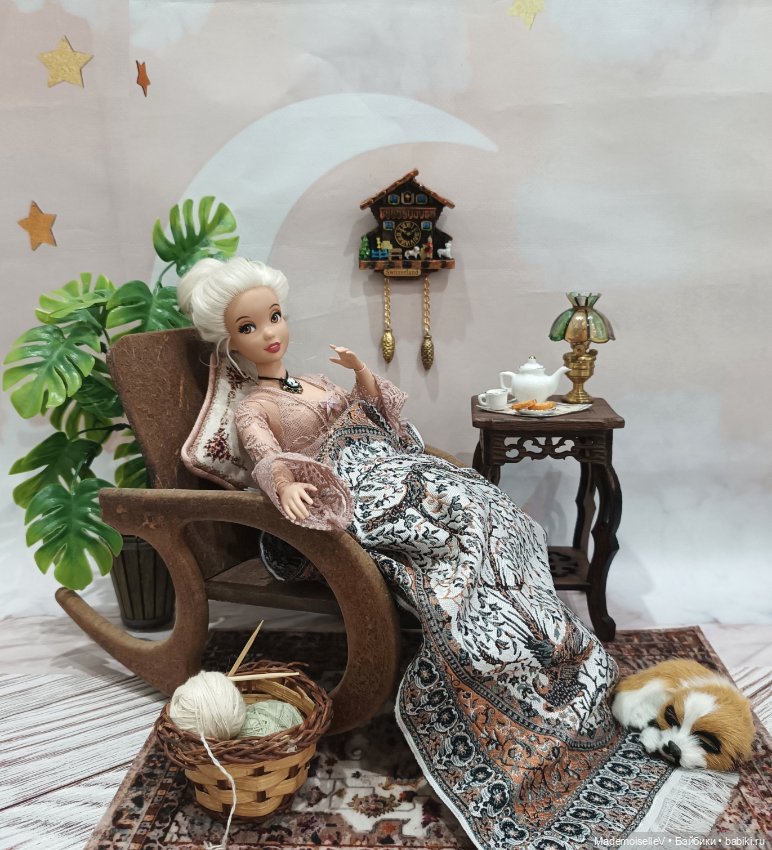 Часы-кукушка — Миниатюра для кукол