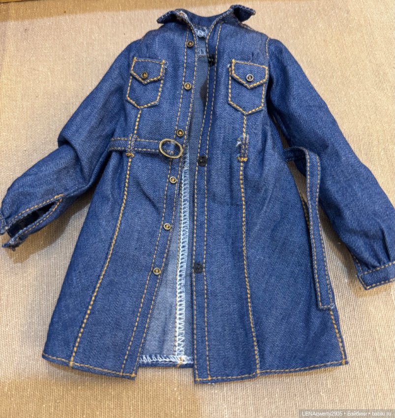 Джинсовое платье для формата 1/4,1/6