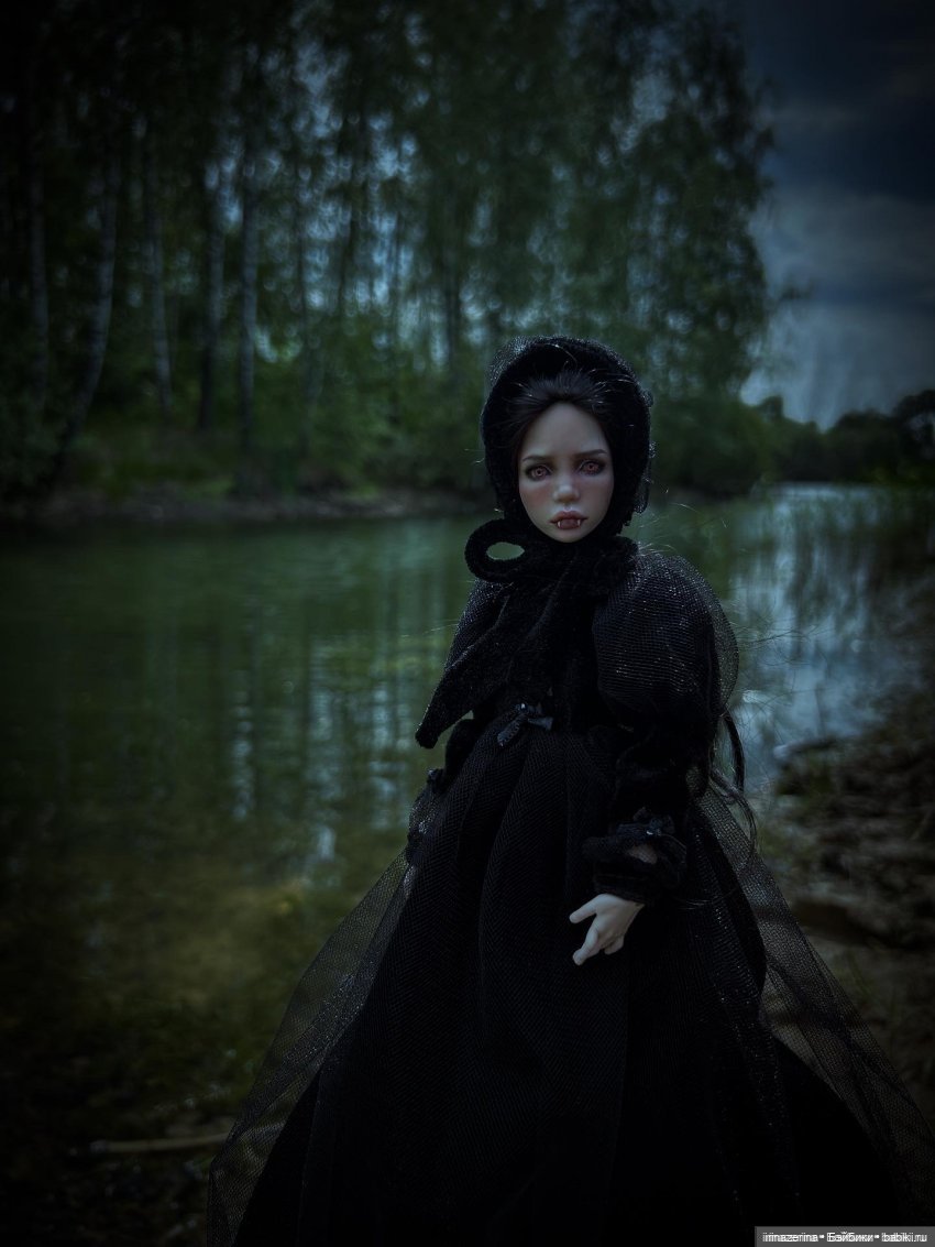 Кира, дочь Дракулы — Авторские куклы BJD (фото 4)
