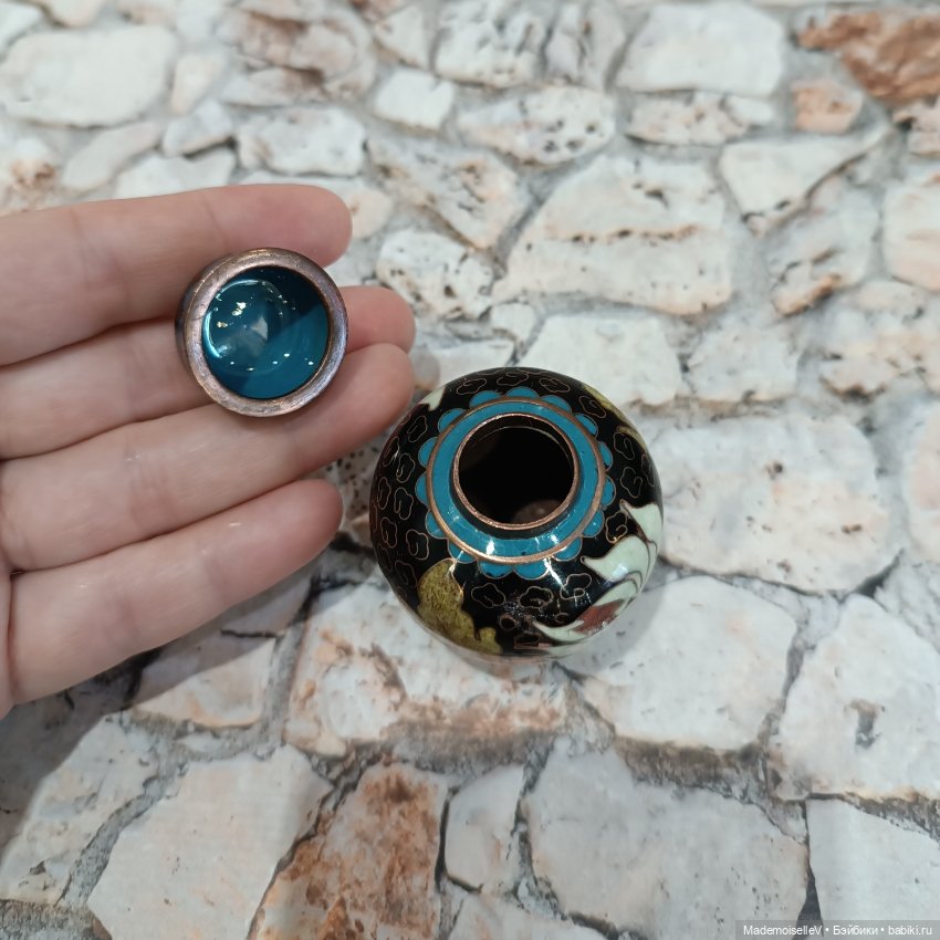 Чайница Клуазоне № 2 — Миниатюра для кукол (фото 6)