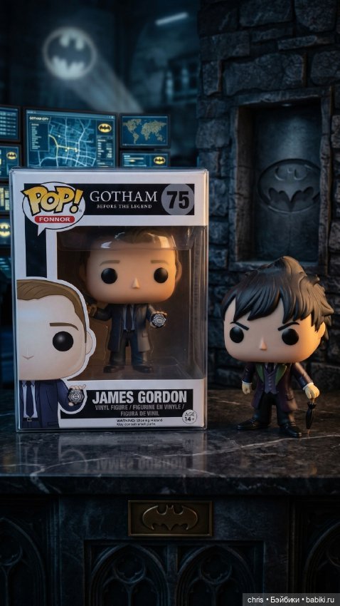 Фигурки по сериалу Готэм . Освальд Кобблпот,Джеймс Гордон