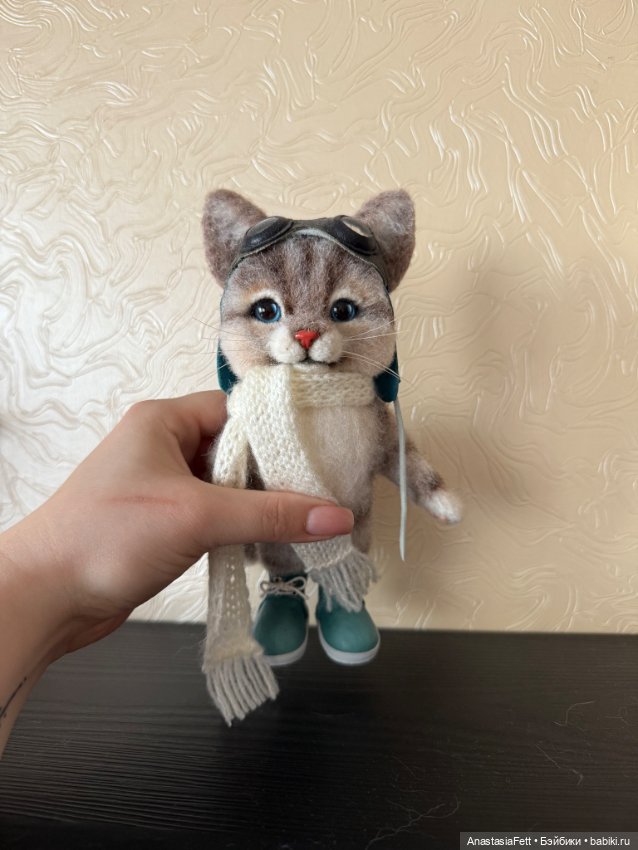 Котик летчик — Авторские игрушки (фото 4)