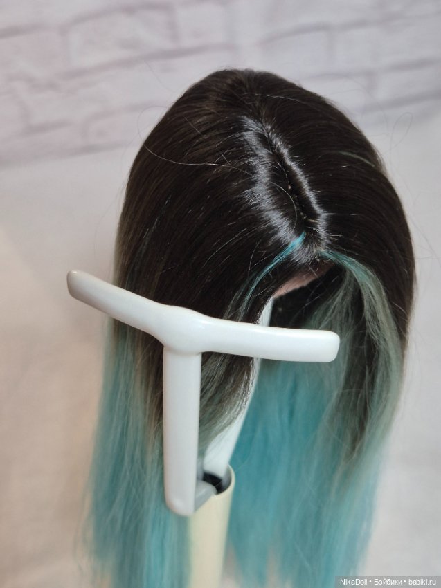 Парик из альпаки на msd bjd (фото 4)