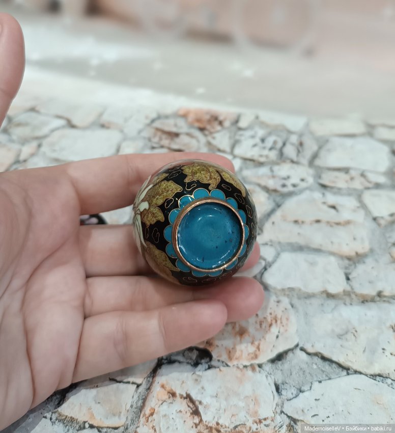 Чайница Клуазоне № 2 — Миниатюра для кукол