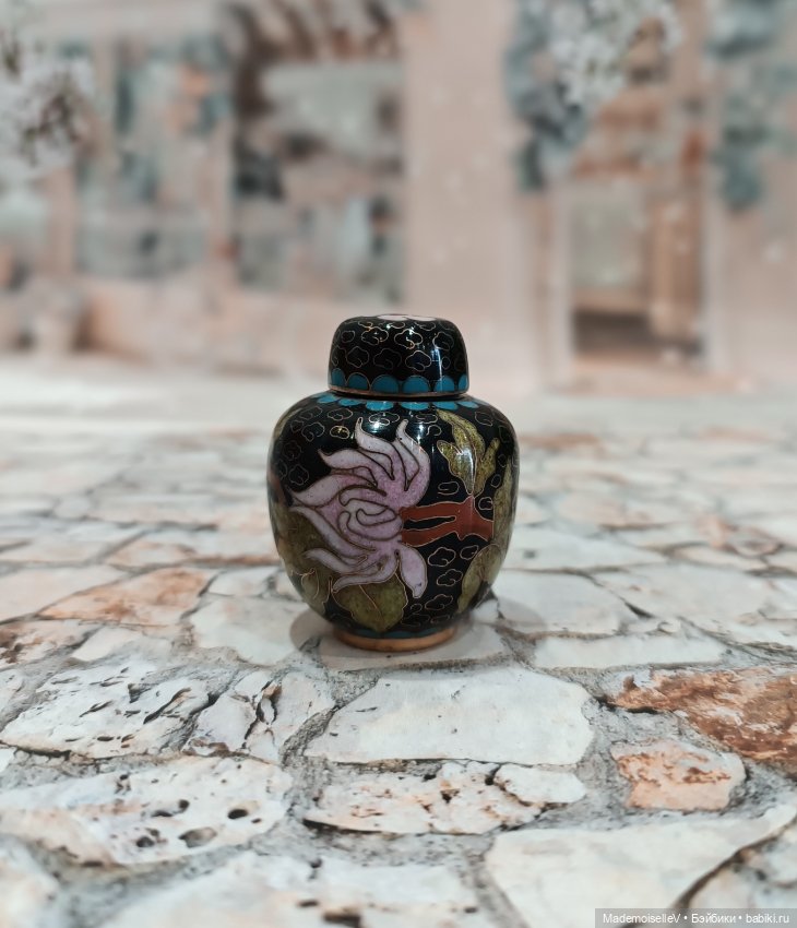 Чайница Клуазоне № 1 — Миниатюра для кукол