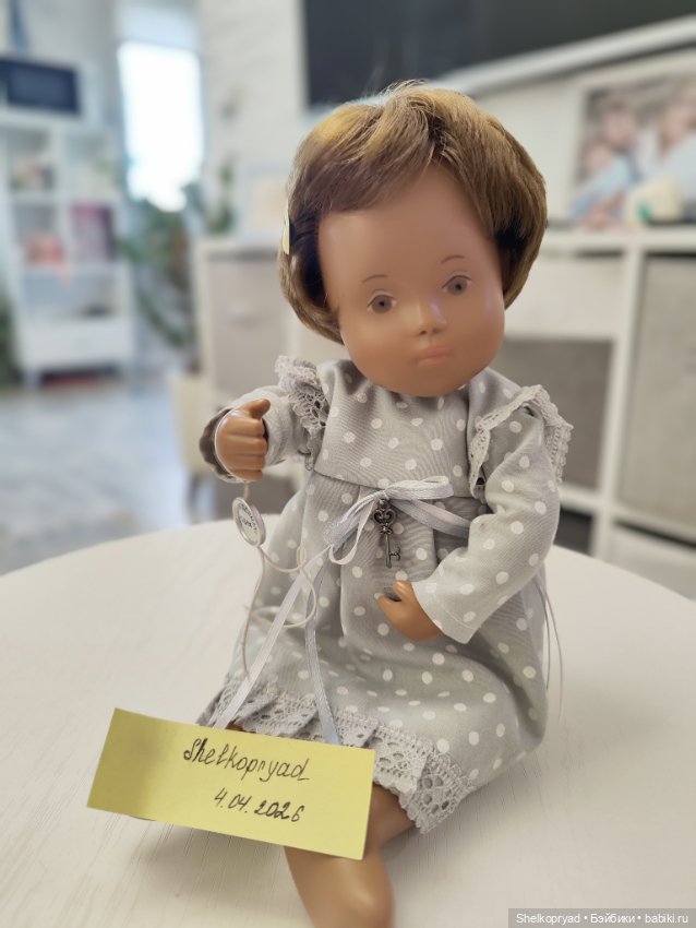 Редкость! Sasha Morgenthaler Gotz Малютка Селина со своей игрушкой (фото 5)