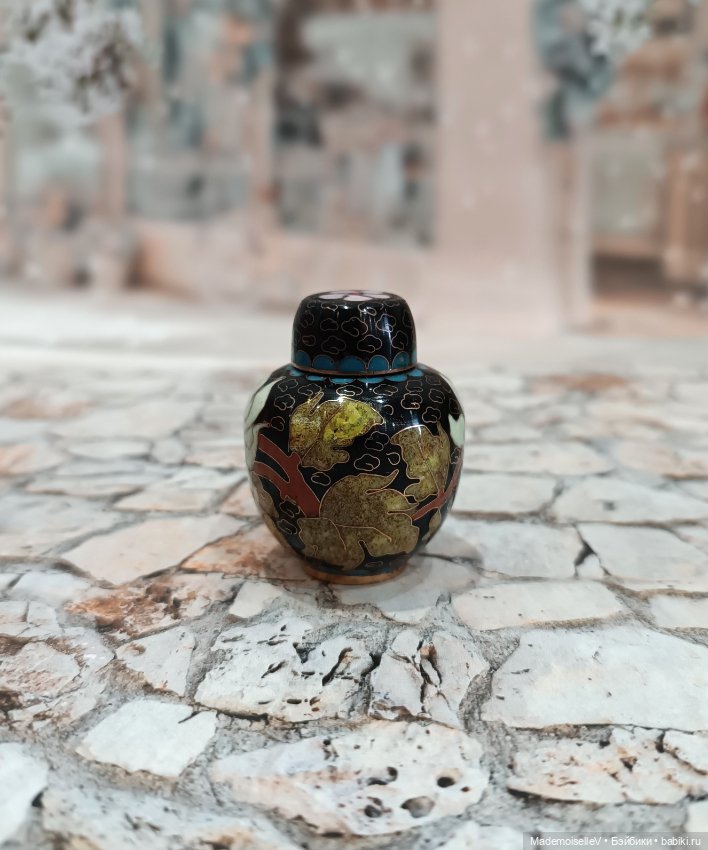 Чайница Клуазоне № 2 — Миниатюра для кукол