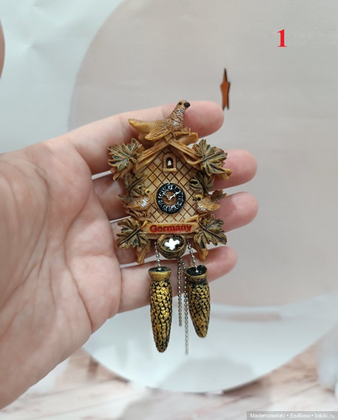 Часы-кукушка — Миниатюра для кукол (фото 2)