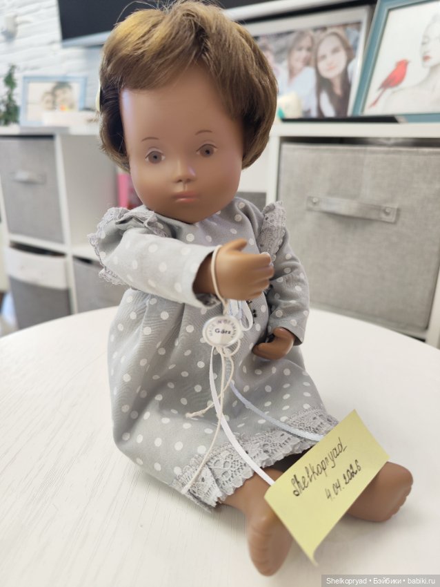 Редкость! Sasha Morgenthaler Gotz Малютка Селина со своей игрушкой (фото 8)