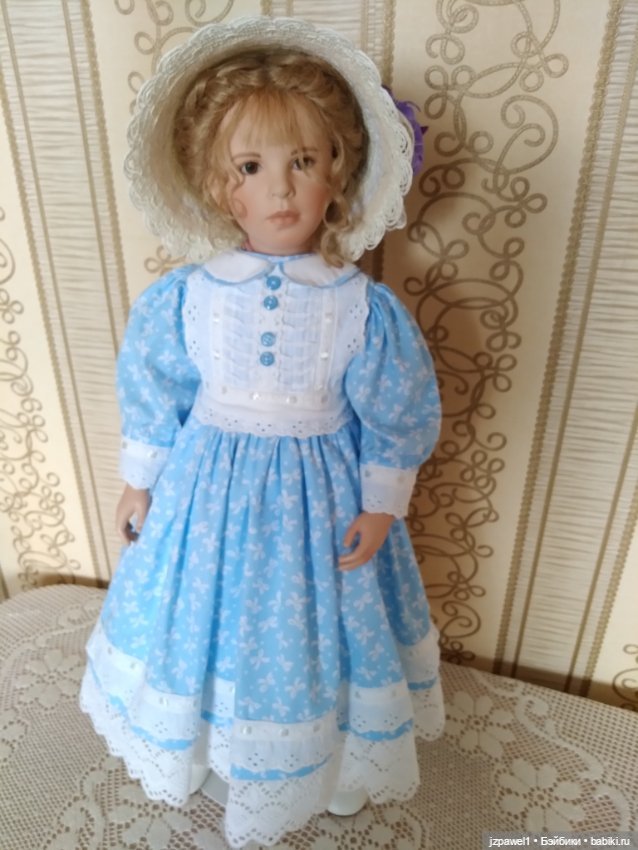 Платье в стиле«Кантри» для большой куклы 60-65см (фото 2)