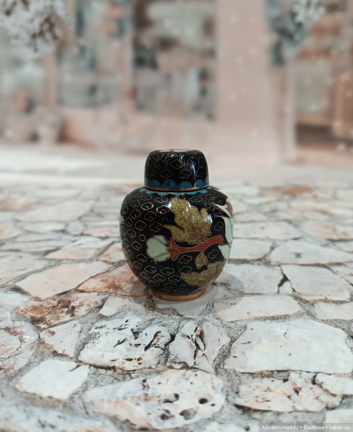 Чайница Клуазоне № 2 — Миниатюра для кукол (фото 2)