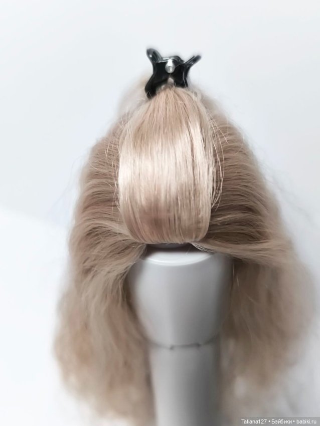 Парик из натуральных локонов козы . ОГ - 10,5см (фото 3)