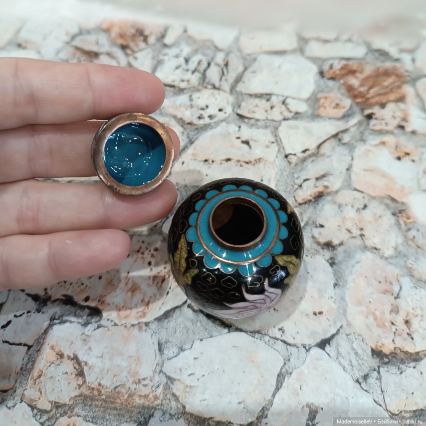 Чайница Клуазоне № 1 — Миниатюра для кукол (фото 6)