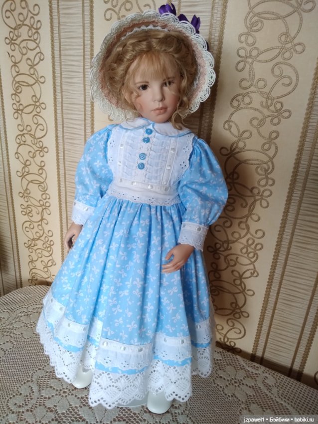 Платье в стиле«Кантри» для большой куклы 60-65см (фото 3)