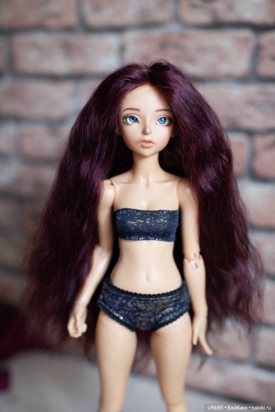 Продам паричок из козочки на шкурке для минифи (minifee), DIM doll, Doll Chateau. 16,5-18,0 см